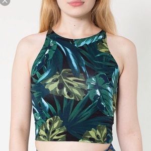 American Apparel leaves crop top